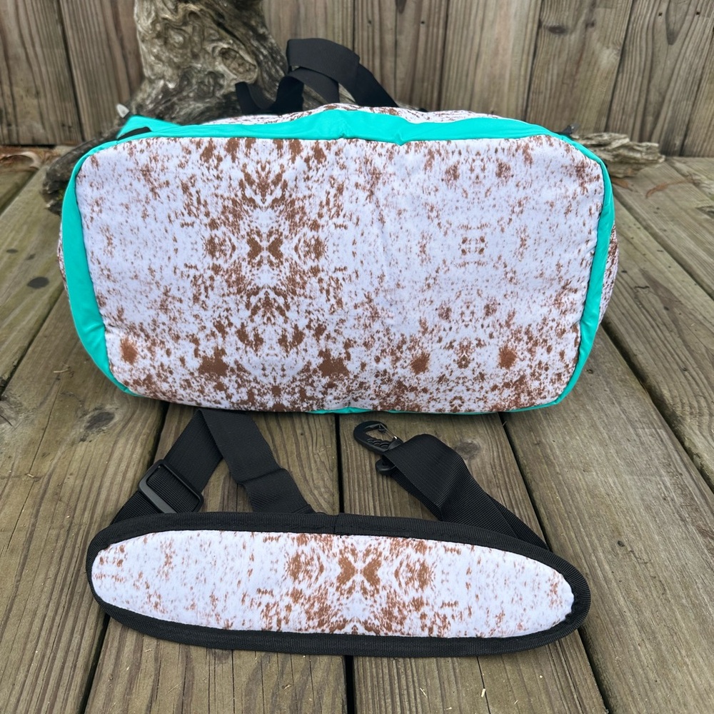 🐮NEW COW PRINT INSULATED COOLER/ THERMAL LUNCH PICNIC BEACH BAG TOTE🐮 - Picture 10 of 11